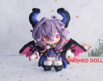 Durin Crochet Figure, Genshin Impact Inspired Plush Art, Handmade