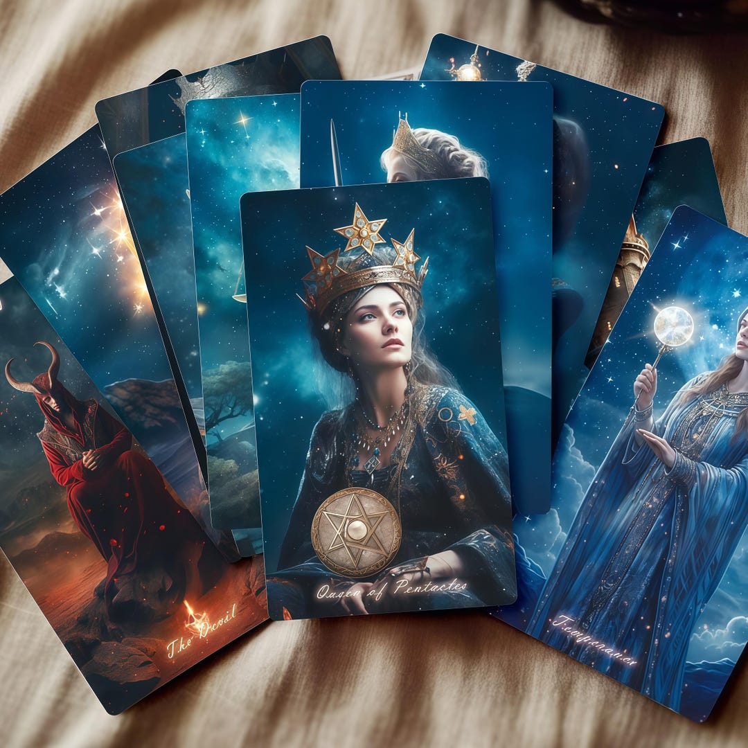 Starry Sky Tarot Deck – Celestial Astrology Cards, Cosmic Divination ...