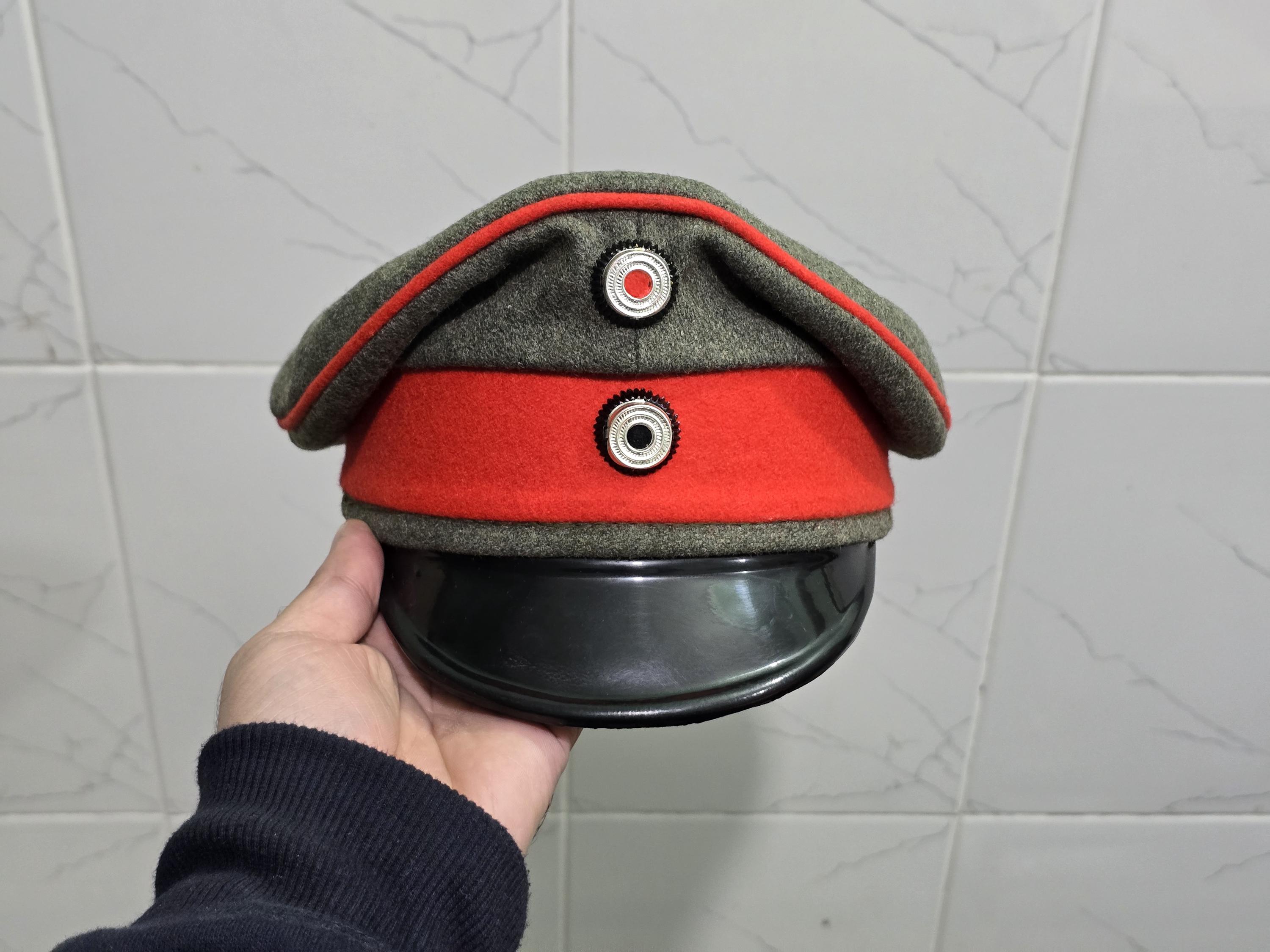 WW1 Prussian German M1916 Wool Crusher Cap – Imperial Army