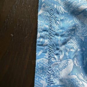 Robert Graham Blue Floral Hawaiian Camp Shirt Men's Medium M Classic image 8