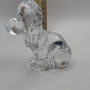 Daum Crystal Dog - Etsy