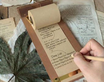 78mm Vintage Tone Paper Roll Refills | Note Roller Replacement