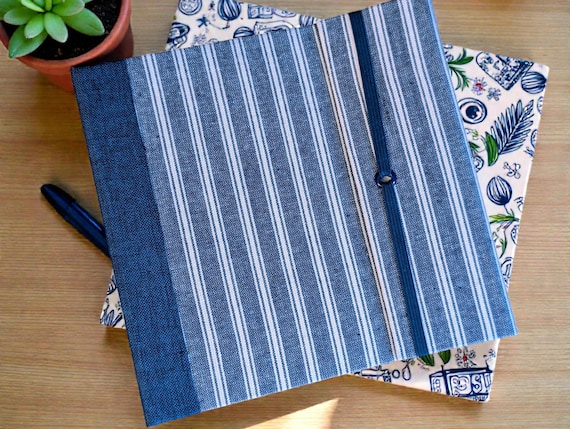Art-To-Go Travel Box w/Elastic Closure - Shades of Denim & Blossoms