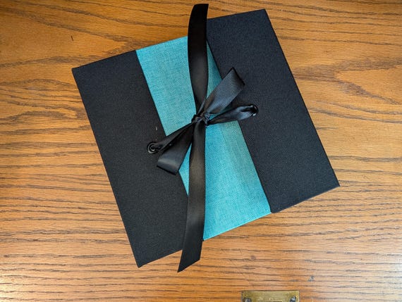 Pack & Tie Artist Travel Box w/Ribbon Closure - Aqua