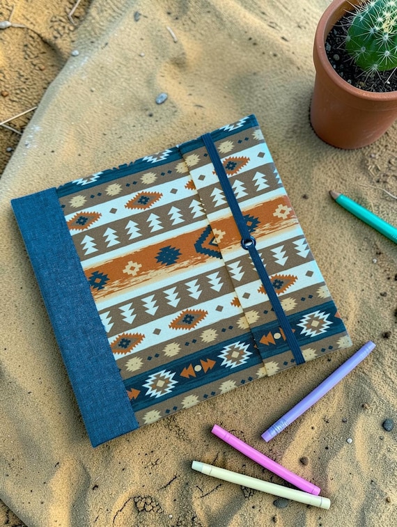 Art-To-Go Travel Box w/Elastic Closure - Southwest Desert