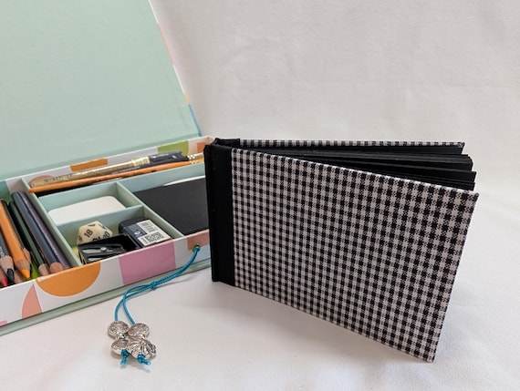 Art Journal - Black Gingham
