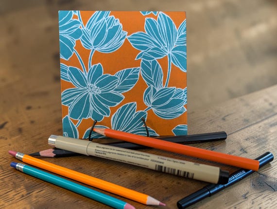 Orange Tropics - Expanded Zig-Zag Folio