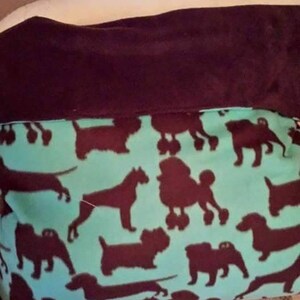 Dachshund  print snuggle bed dog bed cat bed pet bed cuddle cave snuggle cave snuggle sack cat cave pet cave Doxie bed weiner dog bed