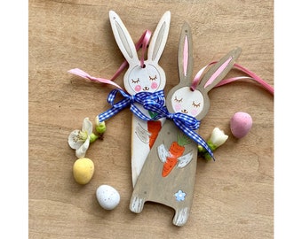 Easter  - A Pair of Easter Bunny Decorations