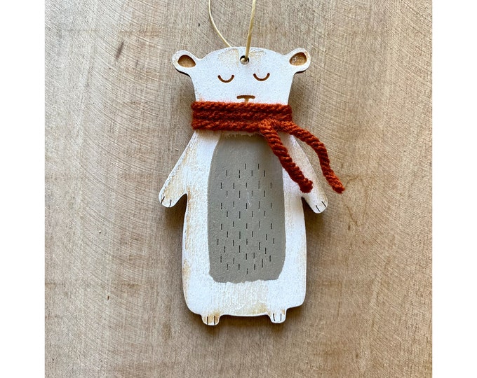 Christmas - A Winter Bear Decoration