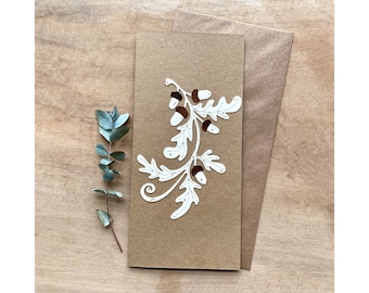 Paper - Cut Cards: Oak Leaf