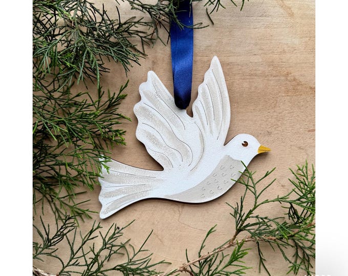 A White Dove Decoration