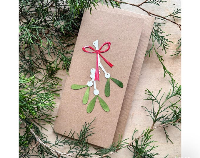Paper - Cut Cards: Mistletoe