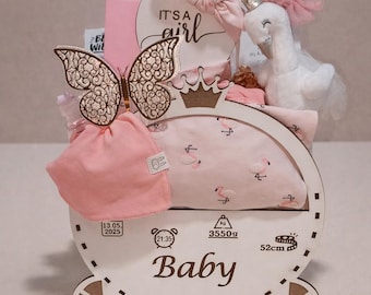 Baby carriage gift box