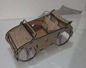 Beer car / auto za pivo. DXF 3mm. Laser cut file