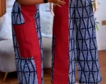 Mono Ankara con diseños originales de Jawu con cinturón ajustable, para tallas de 10 a 16 años.