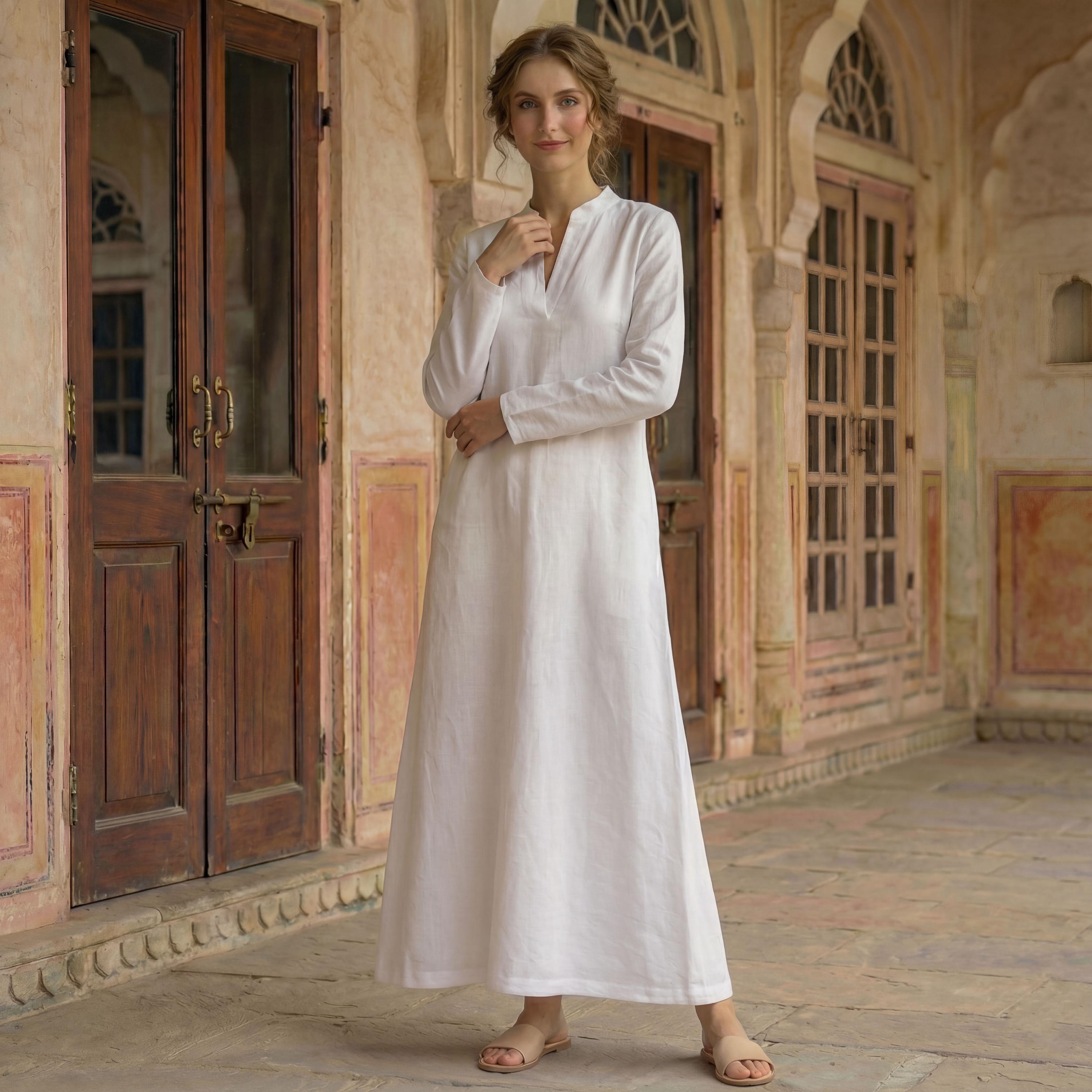 Womens White Temple Dresses - Etsy