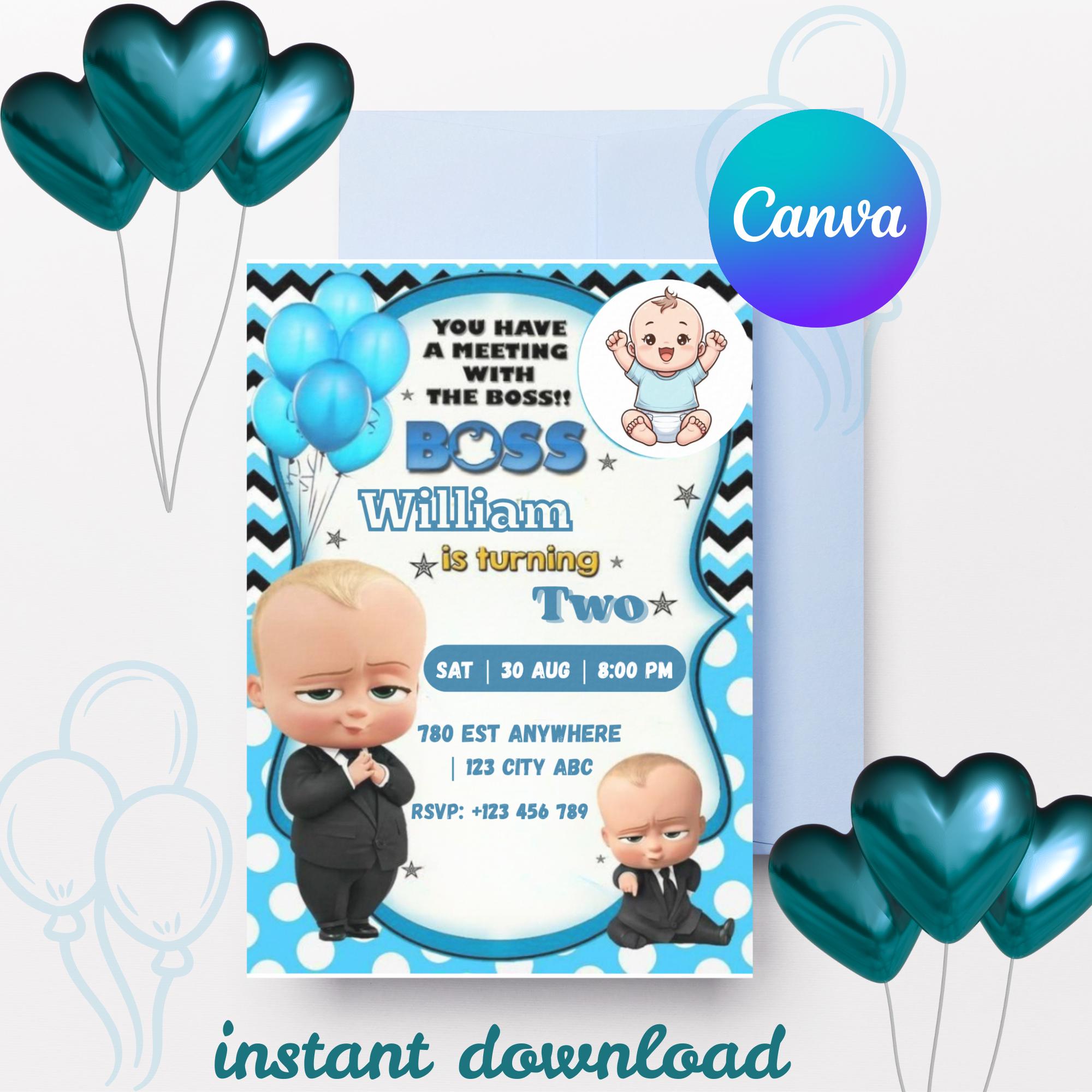 Cumpleaños Divertido Imprimible A Tarjeta De Jefe, Feliz Cumpleaños Jefe, Tarjeta De Feliz Cumpleaños, 5x7 PDF