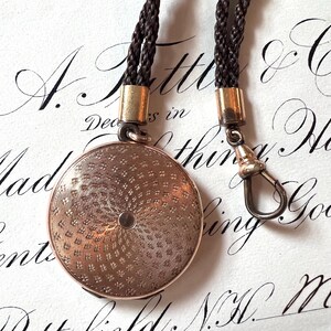 Antique Victorian SKM Gold Tone Locket