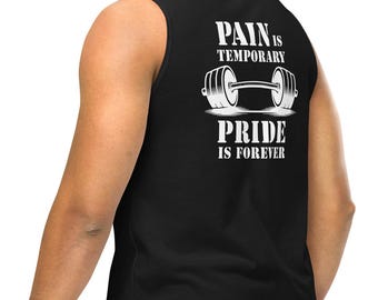 Unisex sleeveless t-shirt with sleeveless back design