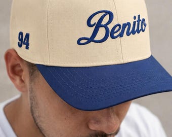 Gorra de béisbol de 5 paneles Me encanta Benito Dad Hat - Benito Hat - Benito bowl