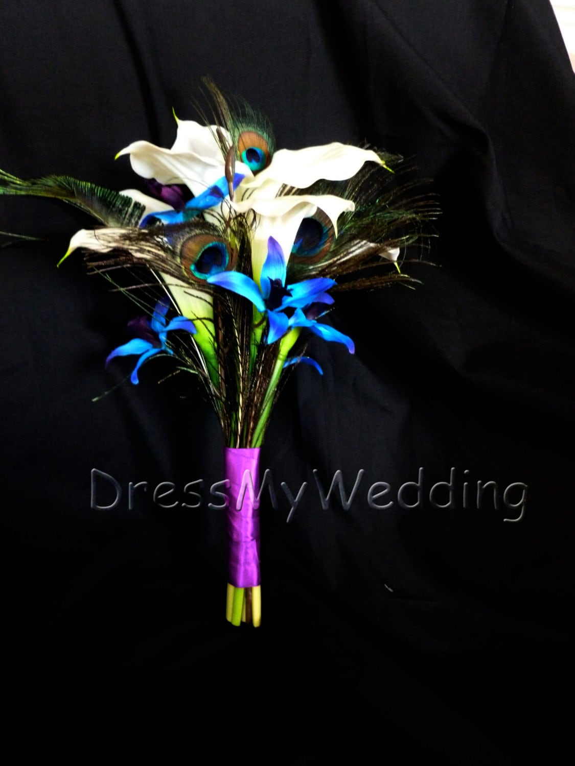 Calla Lily Peacock Bouquet