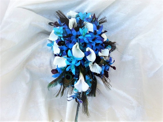 Bouquet Bleu Violet Dendrobium Orchidee Bouquet De Mariage De Etsy Bouquet Bleu Violet Dendrobium Orchidee Bouquet De Mariage De Etsy