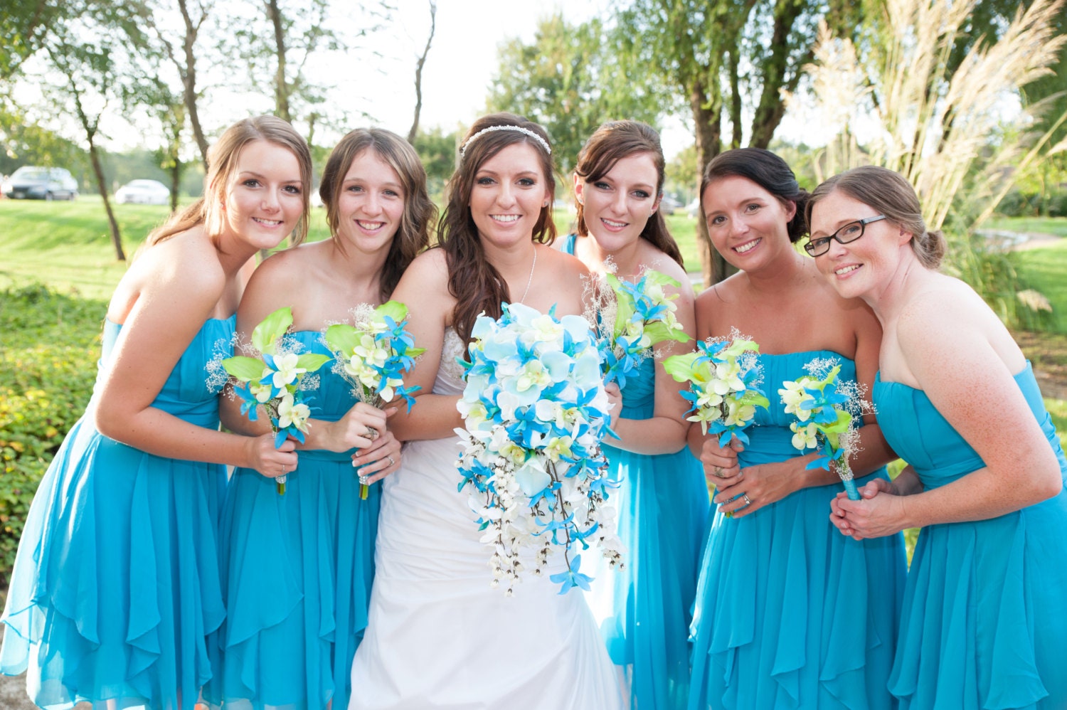 aqua bridesmaid dresses for beach wedding Aqua Dresses For Bridesmaids | Turquoise Bridesmaid Dress