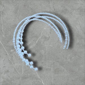 Perlen-Blumenstrauß-Draht Brautschmuck DIY-Blumenstrauß-Perlen-Strang-Hochzeits-Dekoration-weiße Korngirlanden-Zusatz Floristen-Versorgungsmaterial-Handwerks-Draht
