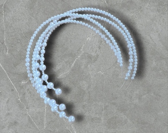 Pearl Bouquet Wire Bridal Adornment Diy Bouquet Pearl Strand Wedding Decoration White Bead Garland Accessory Florist Supply Craft Wire