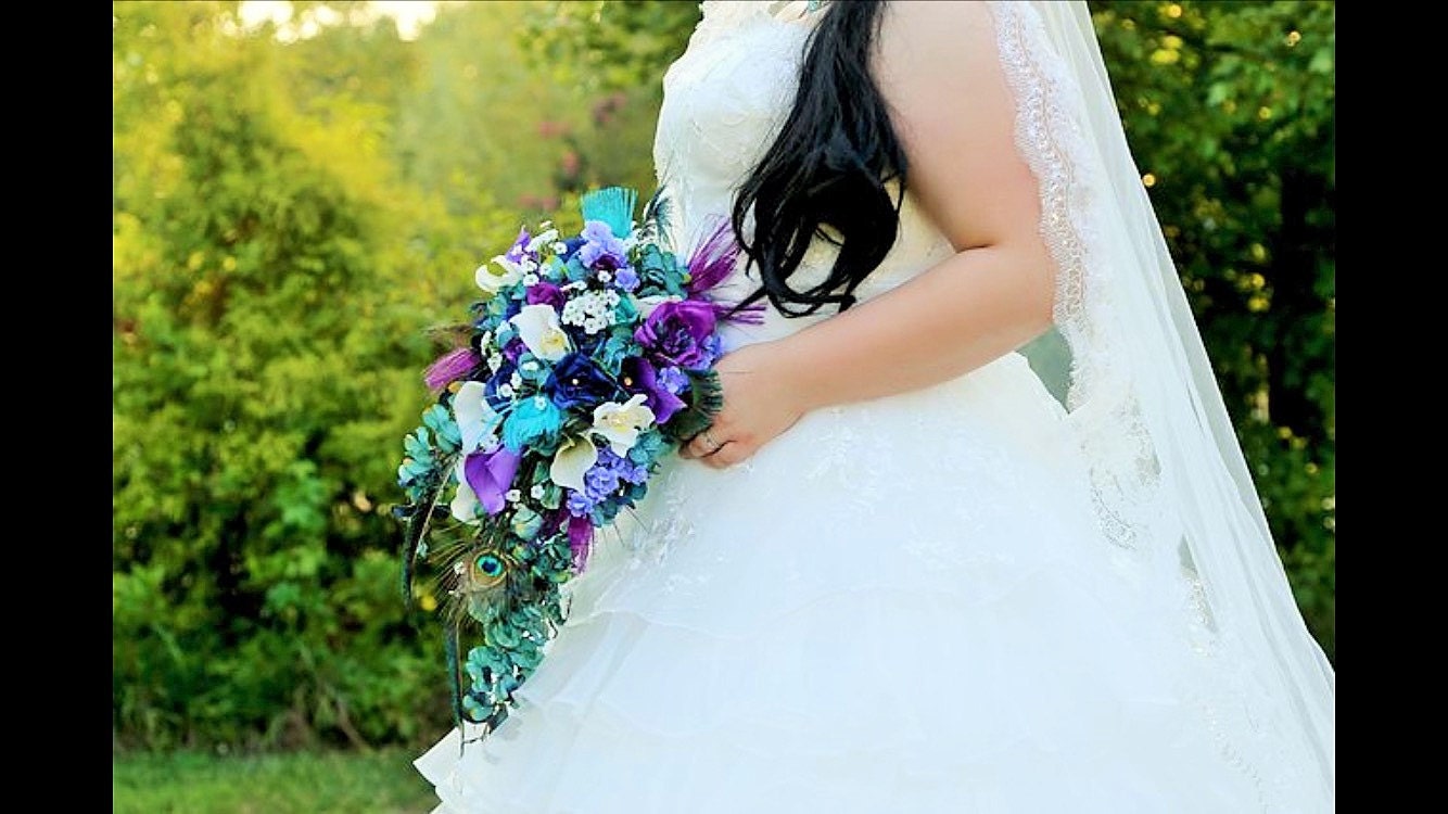 Anjelica Cascading Bridal Bouquet