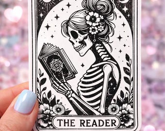The Reader Tarot Card Sticker