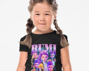 Camiseta infantil con collage de BTS RUMI / Camiseta gráfica del rapero de K-Pop RM
