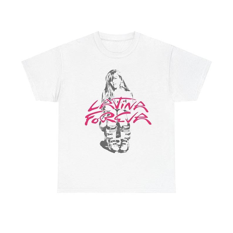 Camiseta Latina Foreva, Camiseta Orgullo Latino, Camiseta Retro Latina con Gráficos, Camiseta de Cultura Hispana, Regalo para Mujeres Latinas, Camiseta de Ropa Urbana, Arte Pop imagen 3