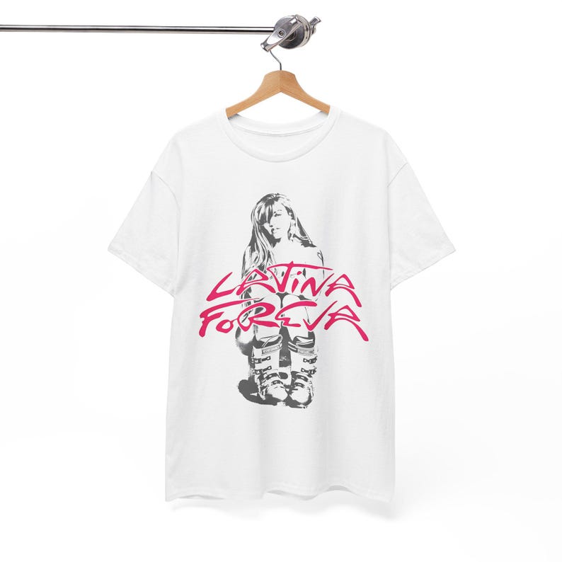 Camiseta Latina Foreva, Camiseta Orgullo Latino, Camiseta Retro Latina con Gráficos, Camiseta de Cultura Hispana, Regalo para Mujeres Latinas, Camiseta de Ropa Urbana, Arte Pop imagen 1