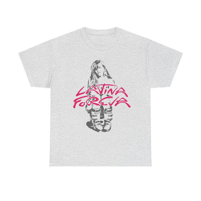 Camiseta Latina Foreva, Camiseta Orgullo Latino, Camiseta Retro Latina con Gráficos, Camiseta de Cultura Hispana, Regalo para Mujeres Latinas, Camiseta de Ropa Urbana, Arte Pop imagen 4
