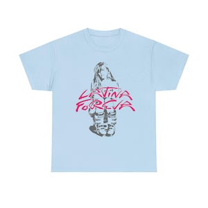 Camiseta Latina Foreva, Camiseta Orgullo Latino, Camiseta Retro Latina con Gráficos, Camiseta de Cultura Hispana, Regalo para Mujeres Latinas, Camiseta de Ropa Urbana, Arte Pop imagen 8