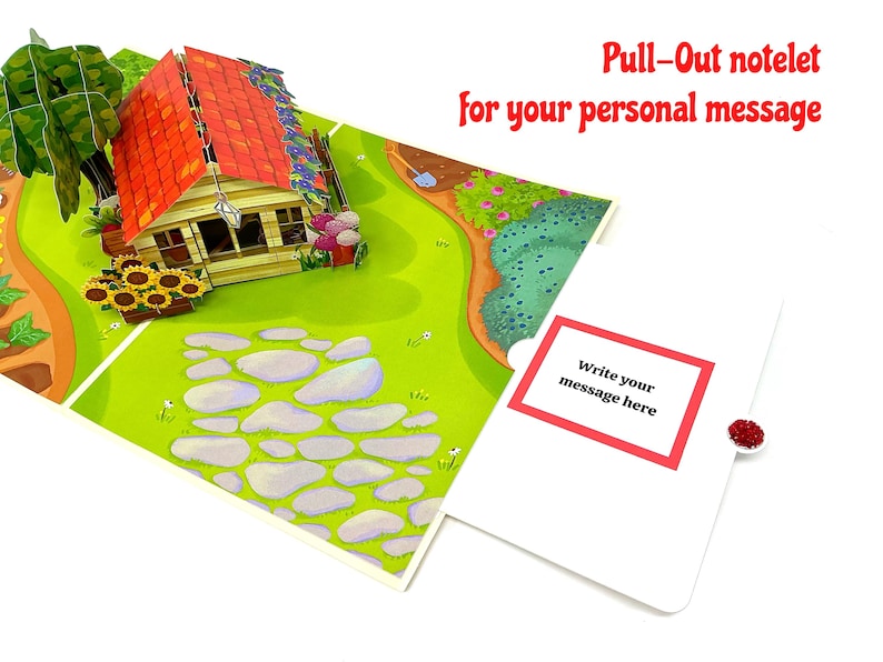 Personalised Garden Shed Pop Up Card – 3D Birthday Card for Garden Lover, Dad or Grandad image 2