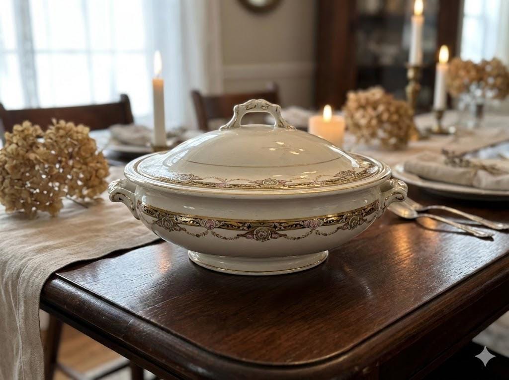 English China Covered Vegetable Bowl - Etsy New Zealand