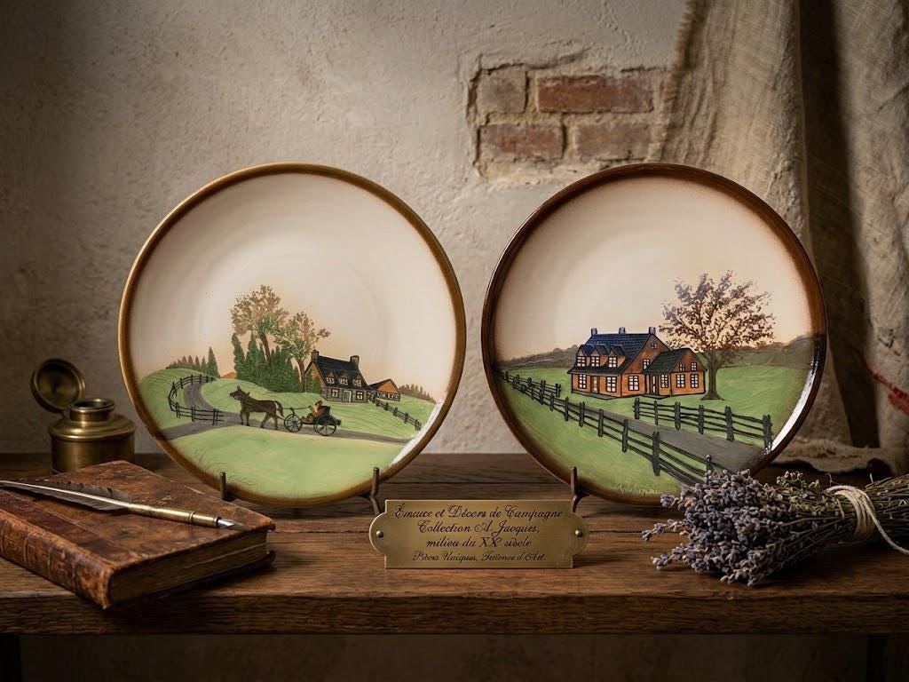 Landscape Painted Plate - Etsy