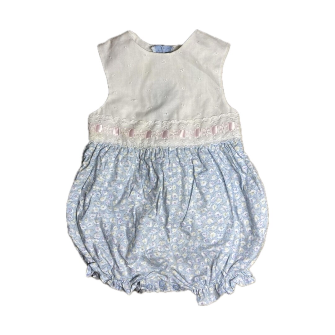 Vintage Jan Briggs the Children's Hour Floral Baby Romper | Size 12M ...