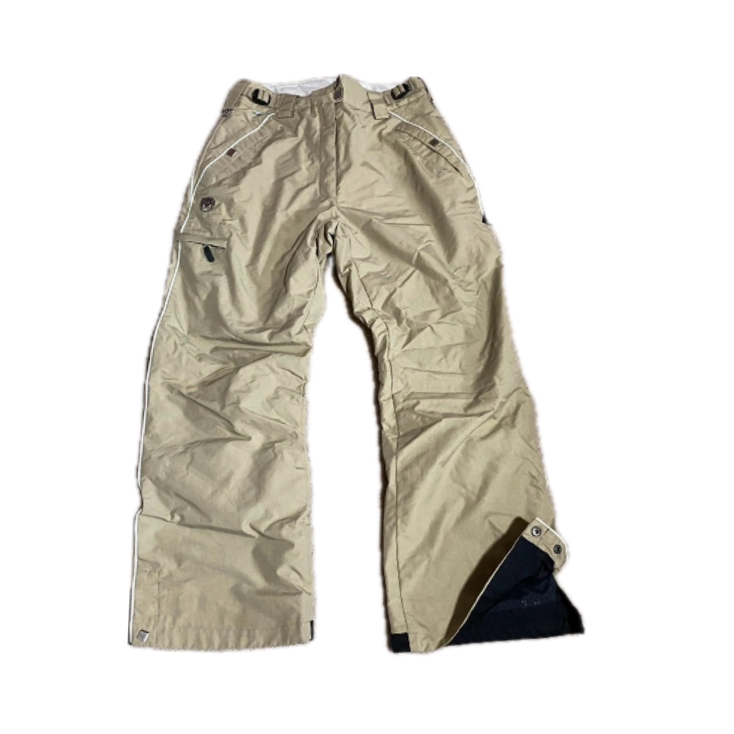 Vintage Columbia Convert Ski Pants Women's Small - Khaki Tan Y2K