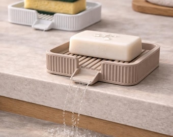 Seifenhalter / Schwammhalter mit Wasserablauf – praktisch & hygienisch