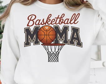 Basketball Mom PNG, Game Day Sublimation Design, Basketball Game Day PNG, Retro Basketball Shirt Design