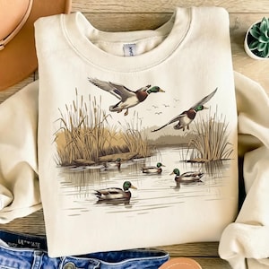 Retro Flying Mallard Duck PNG, Duck Hunting Png Sublimation, Duck Hunter png, Mallard png, Hunting Sublimation, Fall Duck Png Trendy Pnglogo