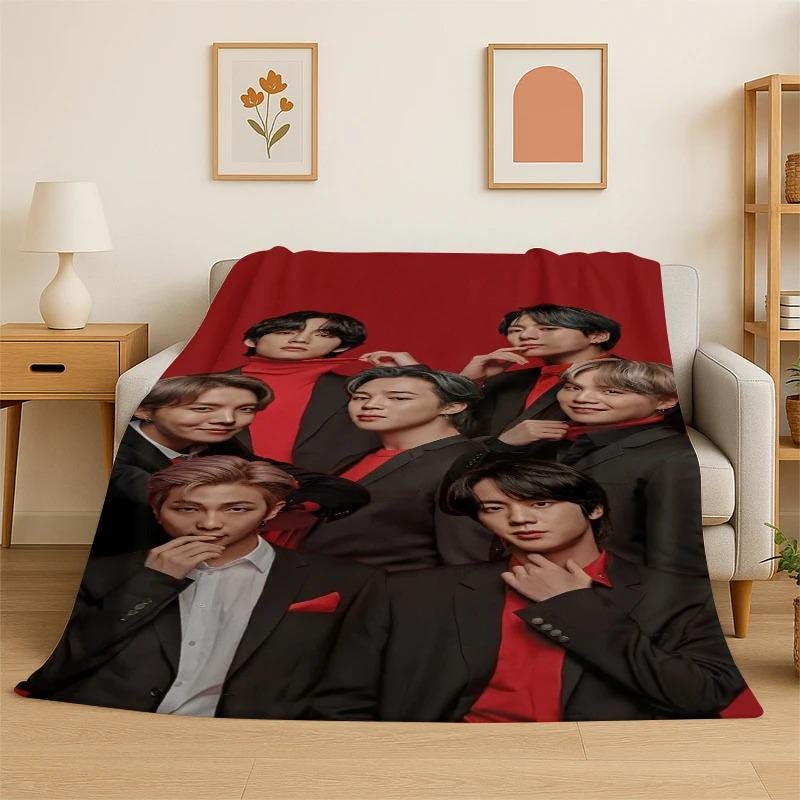Bts Blankets - Etsy