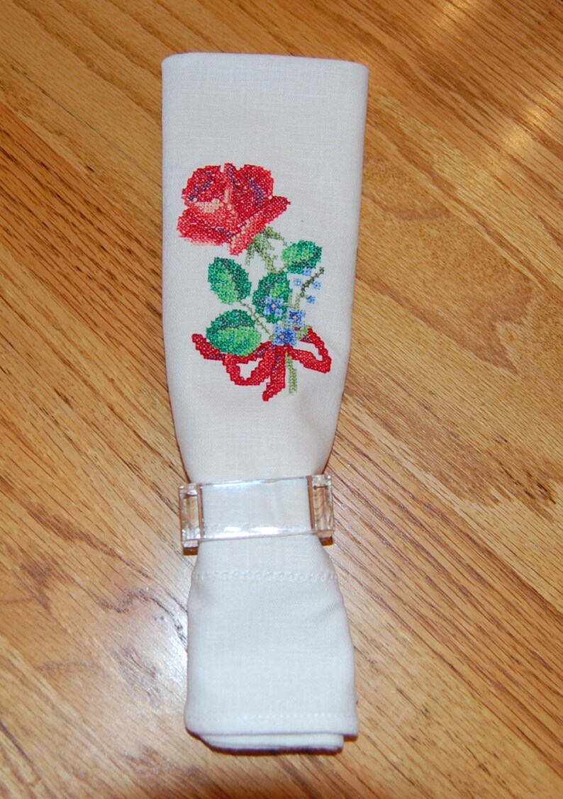 Valentine's Day Napkins. For your most romantic dinner. Etsy