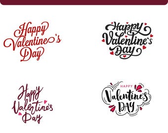 Valentine’s Day Printable Bundle | Happy Valentine Decor | Romantic Love Prints | Instant Download PNG & PDF