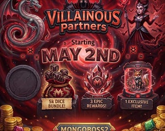 Monopoly Go Villanous Partner Slots / 80k Punti Full carry