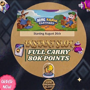 ACME FARM Partners - Monopoly_Go - Kommer den 26 augusti (Full Carry 80k Point)
